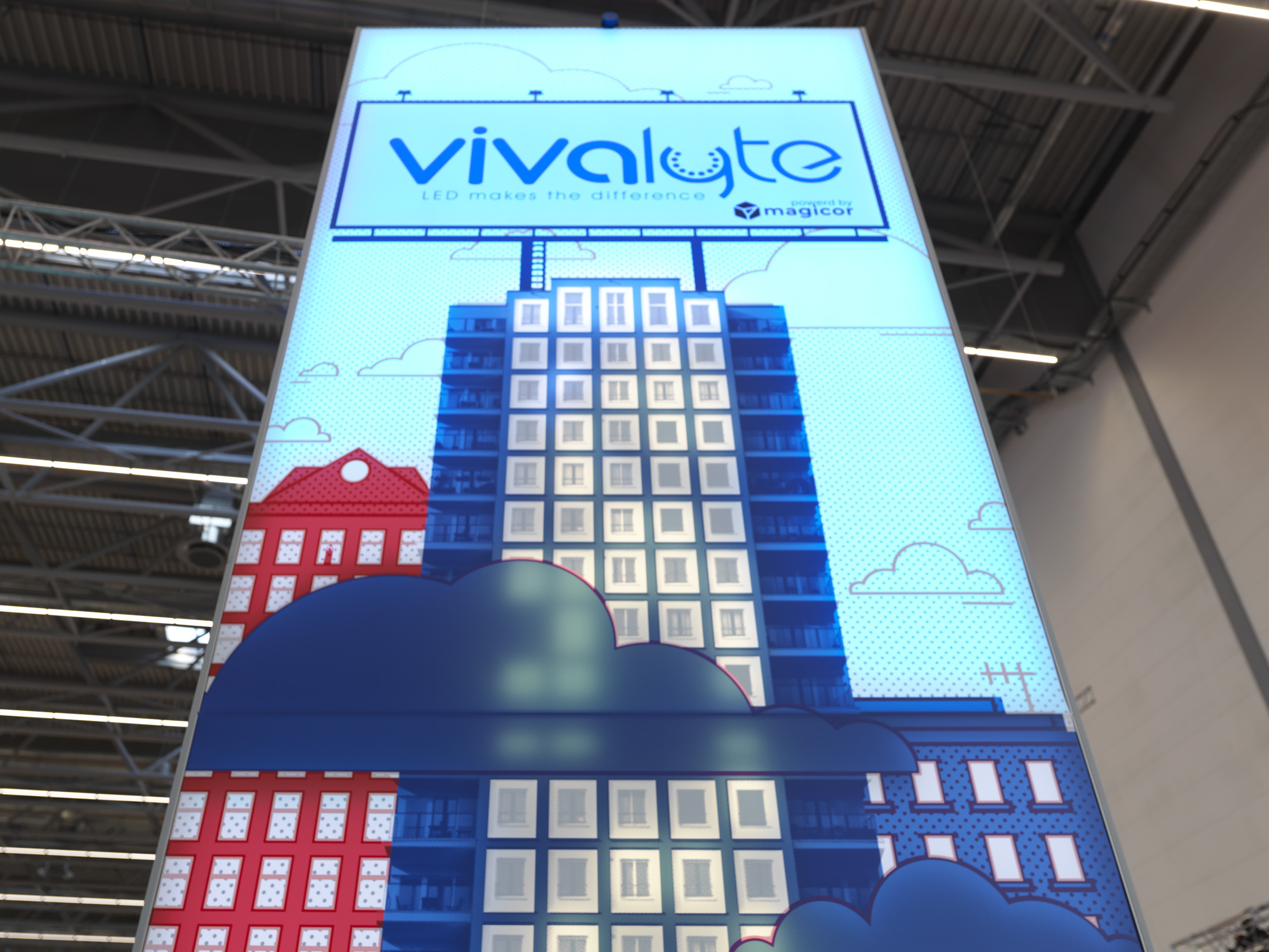 Vivalyte Magicor large format interactive led wall