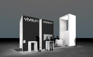 Interactive Light Wall by Vivalyte on EuroShop 2020 in Dusseldorf