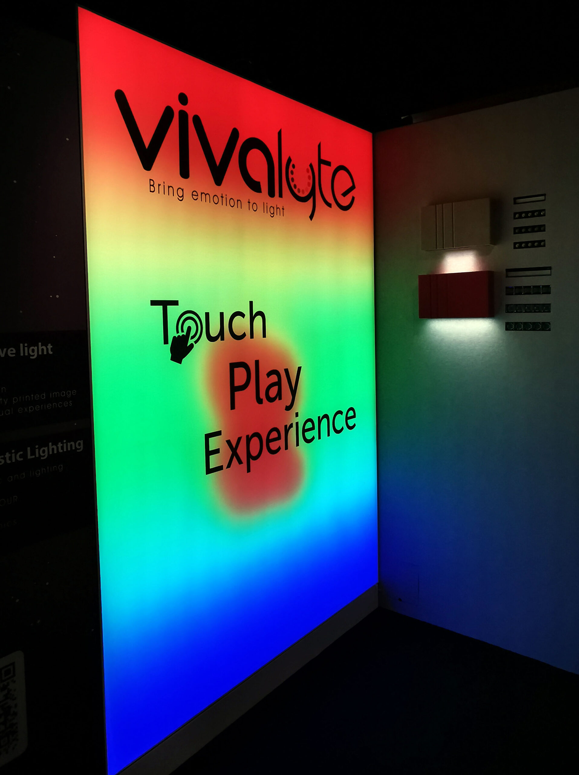 Vivalyte interactive lightwall led on architect@work Belgium 2021