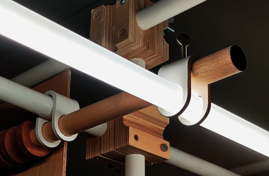 sustainable modular led tube light for OpenStructures